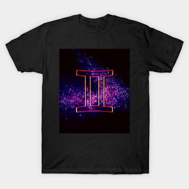 Gemini (Retro Gemini Zodiac) T-Shirt by Unique Designs